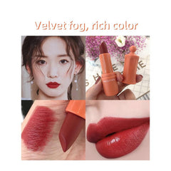 HENGFANG Velvet Matte Lipstick Set Not Easy To Fade Lip Makeup Cosmetic 3.5g x 4 - FlyingCart.pk