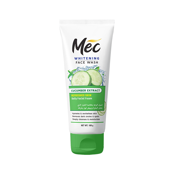 Mec Whitening Cucumber Extract Face wash 100ml