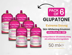 GLUPATONE Extreme Strong Whitening Emulsion 50 ml pack of 6