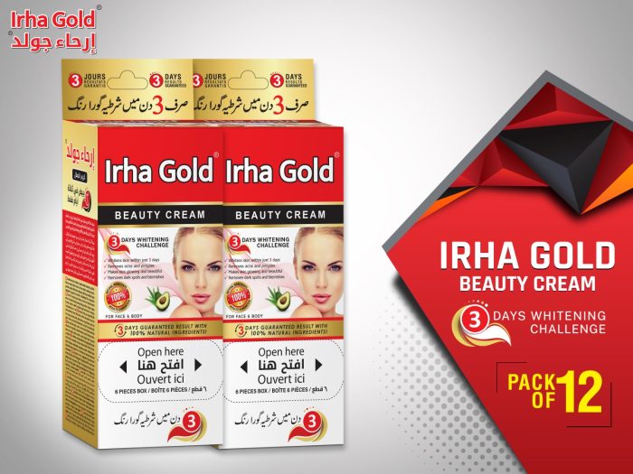 Irha Gold Beauty Cream Pack Of 12
