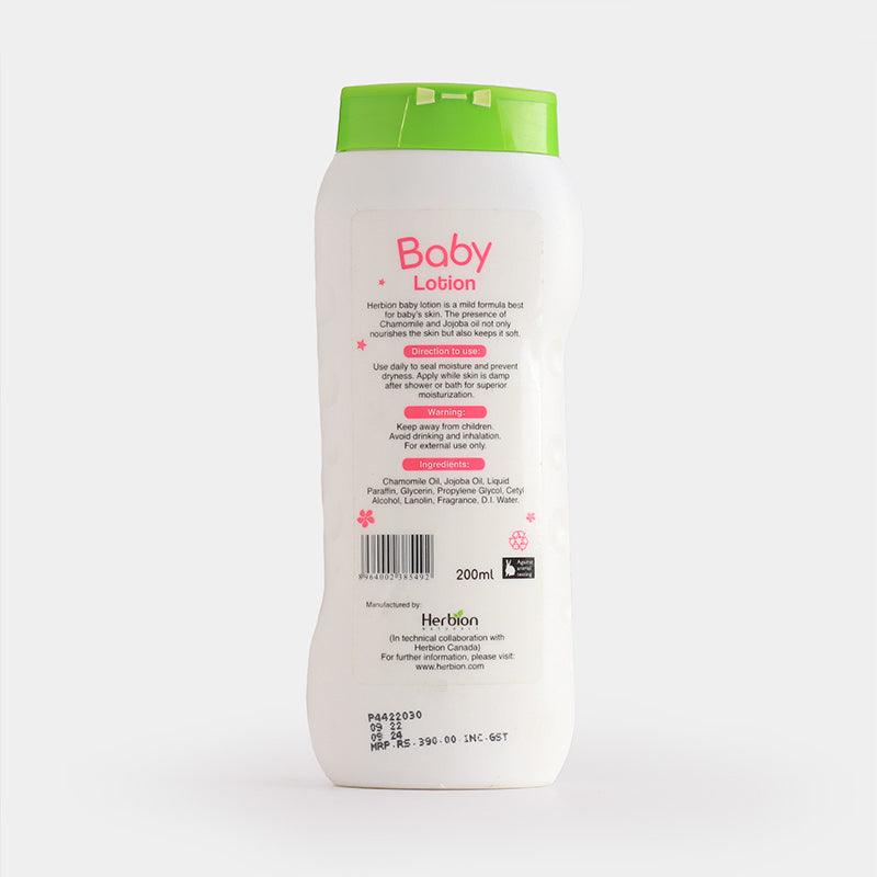 Natural Baby Lotion – 100% Paraben Free - Baby Body Moisturizer