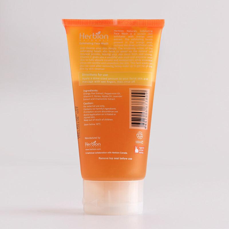 Orange Exfoliating Face Wash