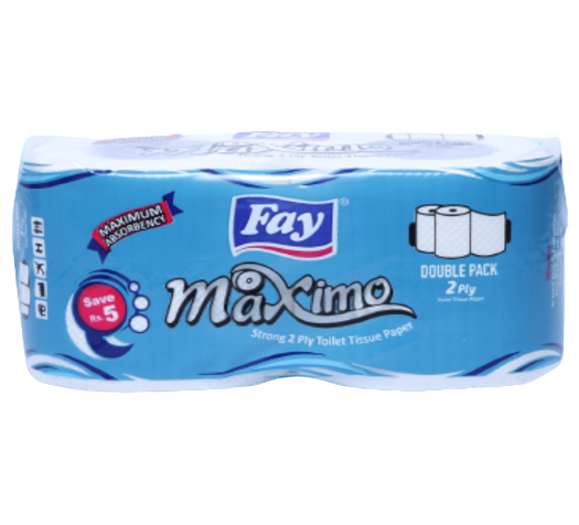 FAY MAXIMO TOILET ROLL TWIN PACK